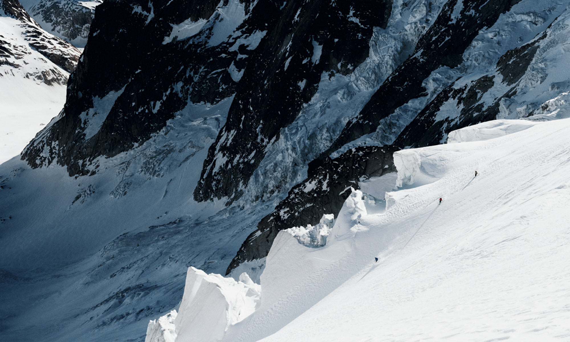 ski hors-piste dans le valais