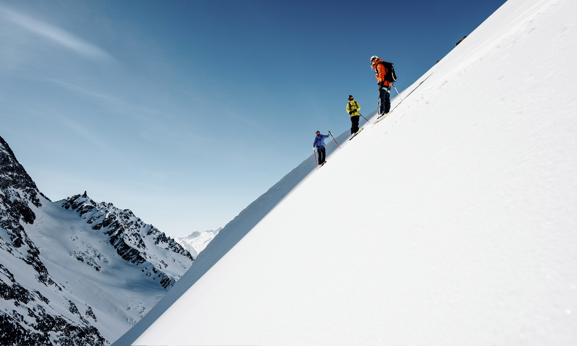 ski hors-piste dans le valais