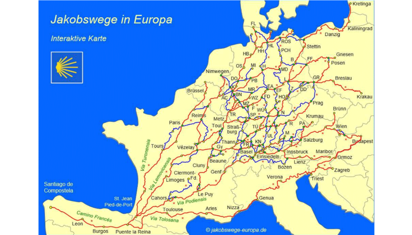 chemins de compostelle