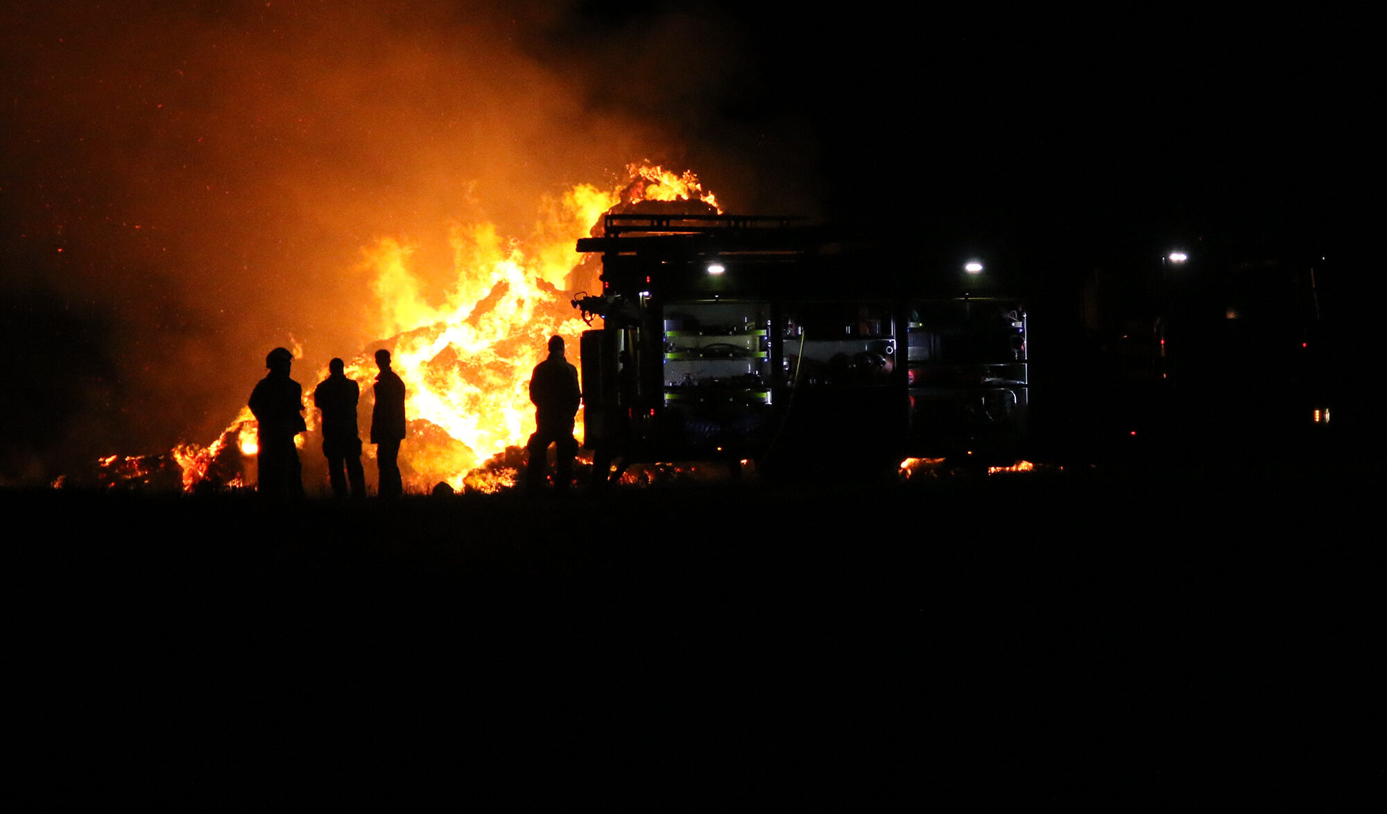 Pompiers la nuit