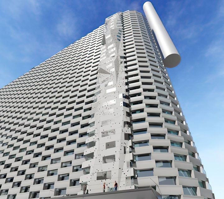 Copenhill, le plus haut mur d'escalade au monde