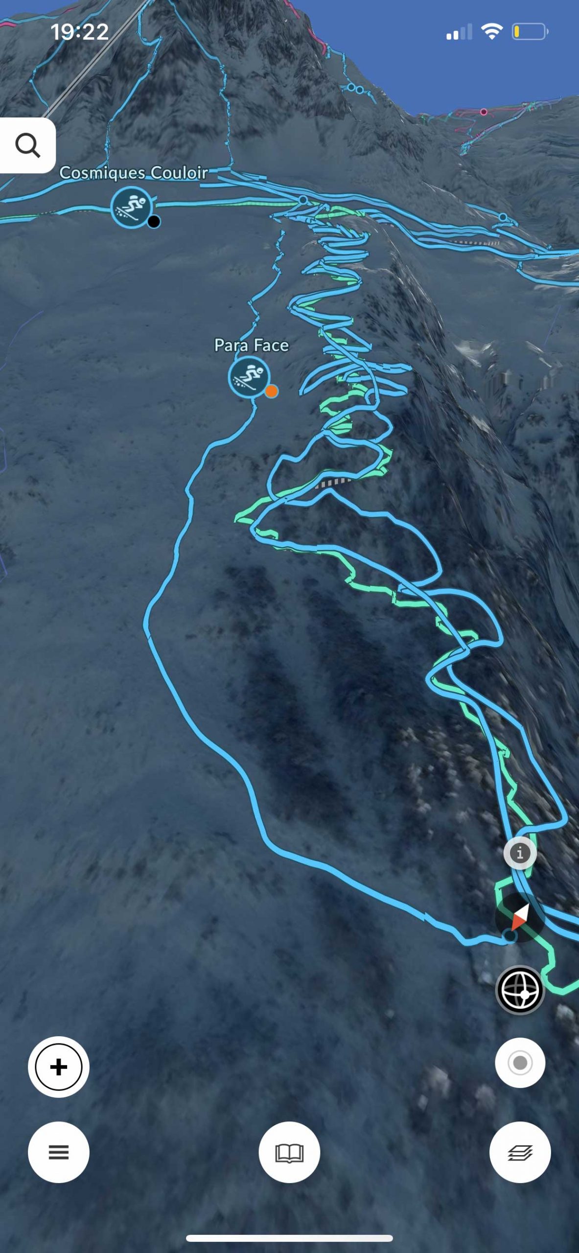 App Fatmap / Plan hors-piste