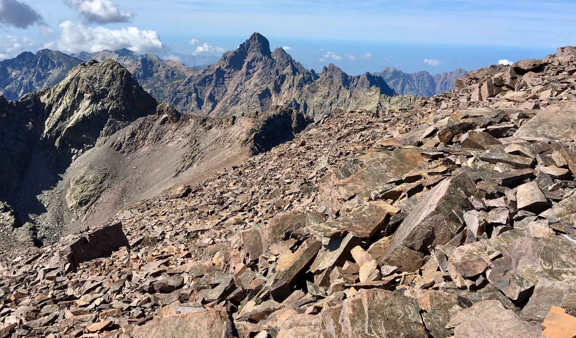 Vue générale du GR20