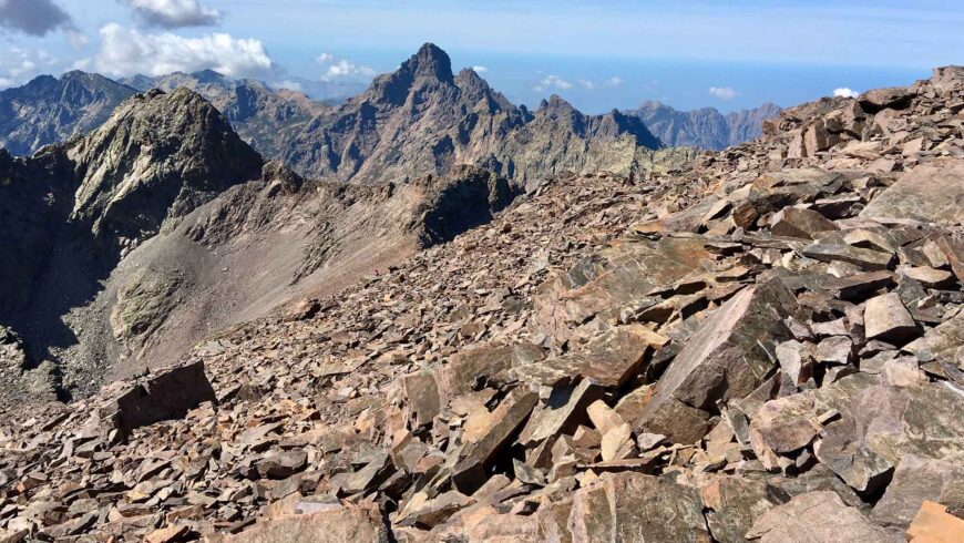 Vue générale du GR20