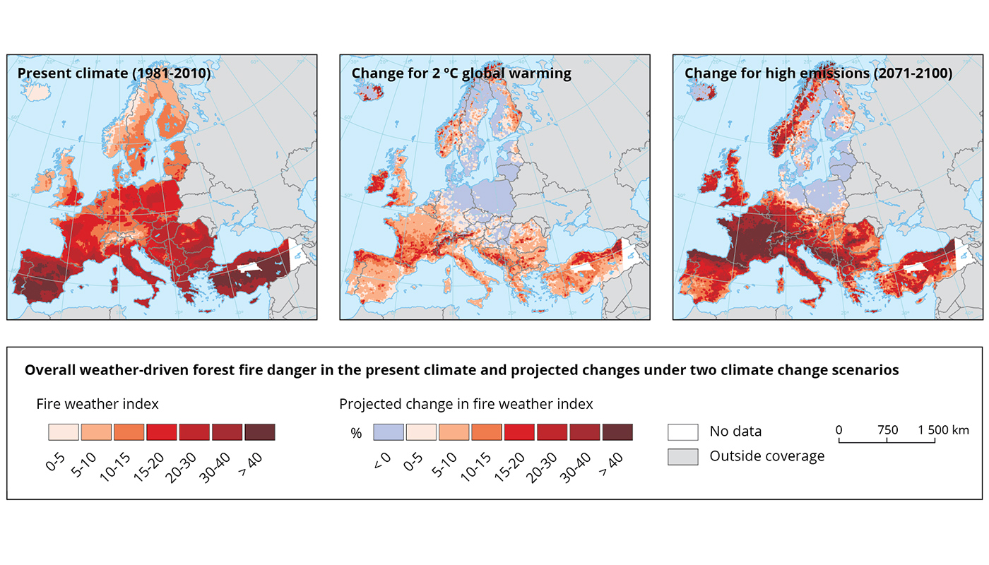 carte prévisionnelle des incendies en France