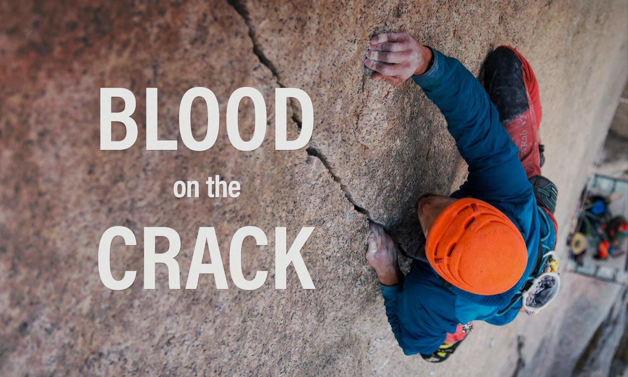 Blood on the crack