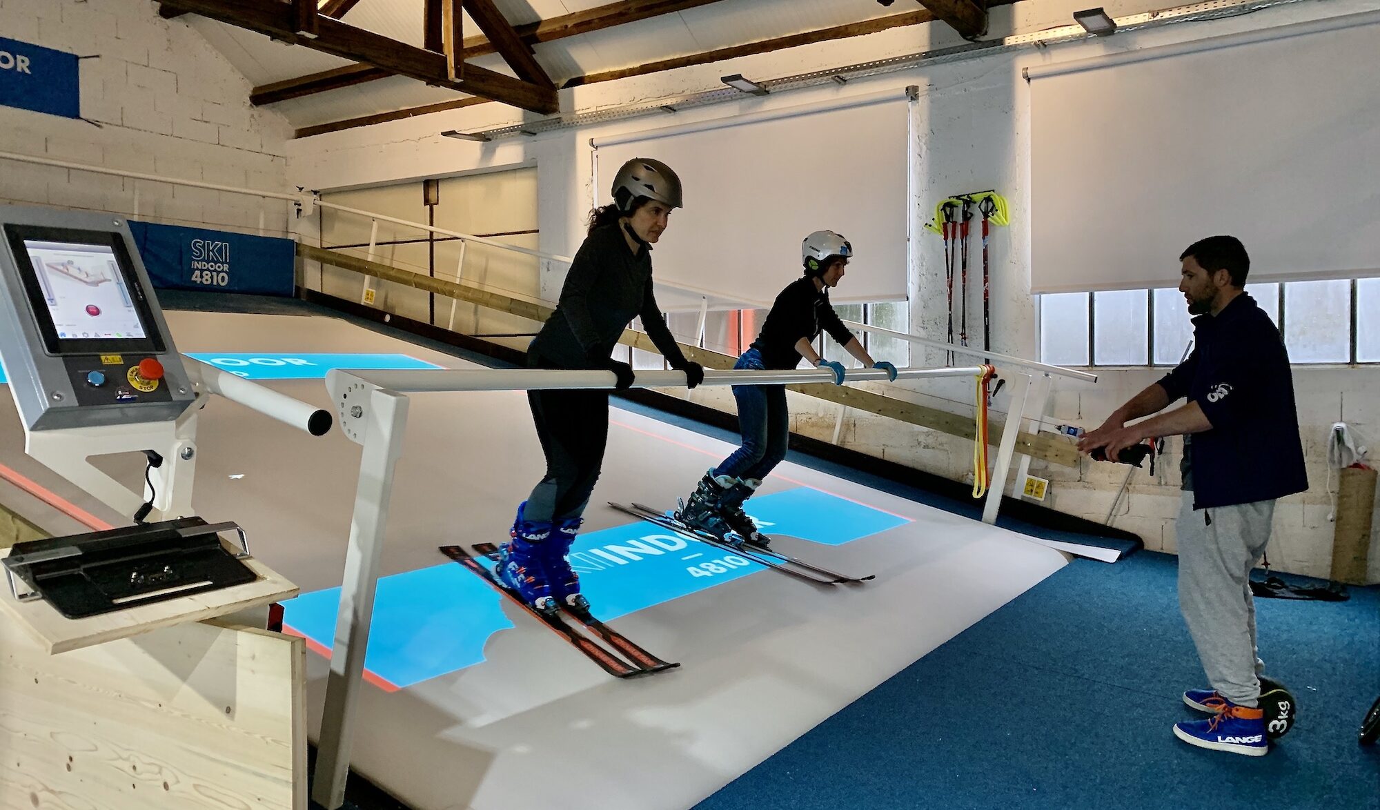 Echauffement du cours de ski-fit (Pierre Le Clainche)