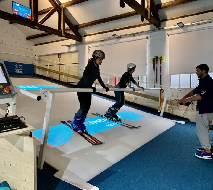 Echauffement du cours de ski-fit (Pierre Le Clainche)