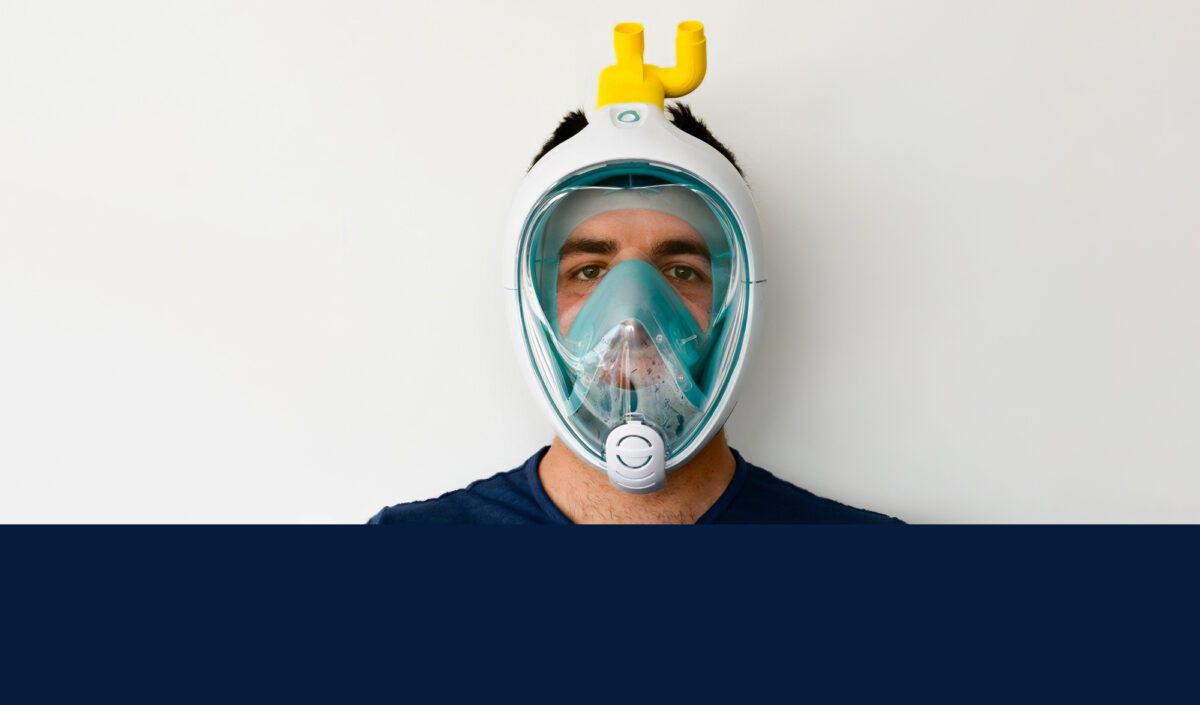 Coronavirus: la seconde vie du manque Easybreath de Décathlon