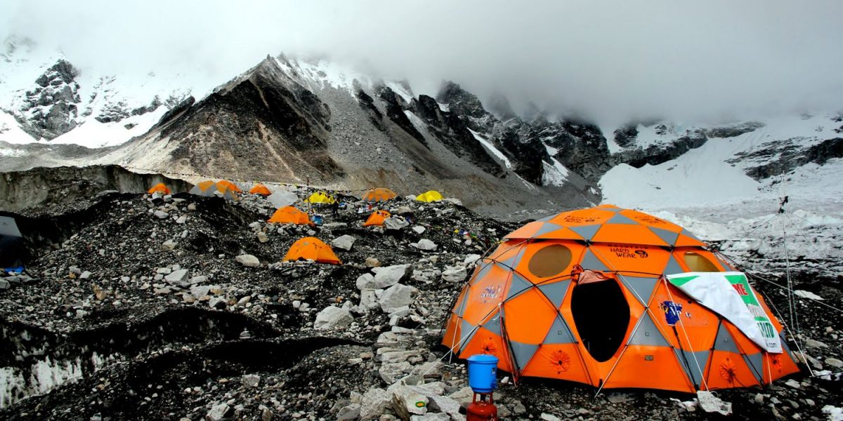 Camp de base de l'Everest