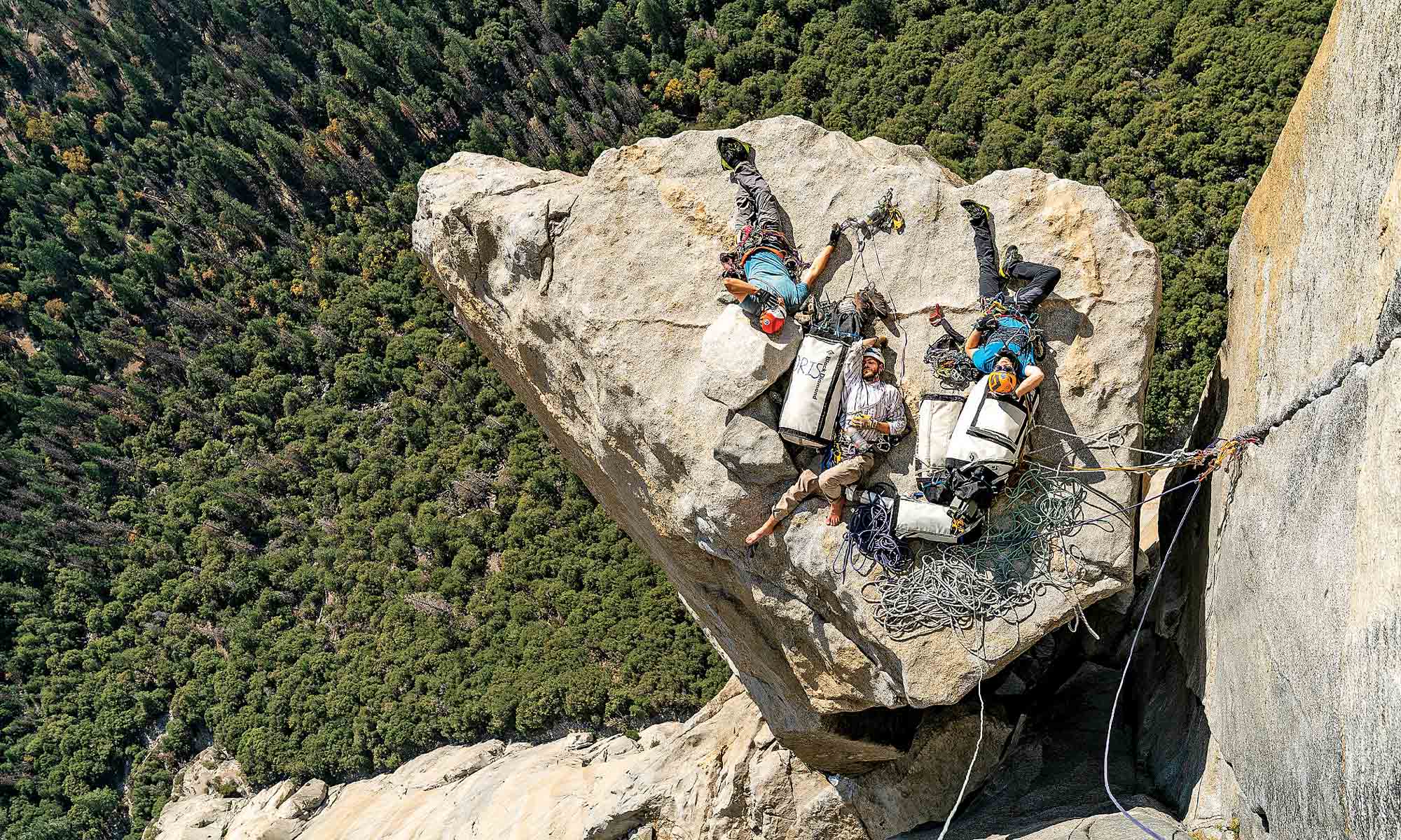 Grimpeurs au Yosemite