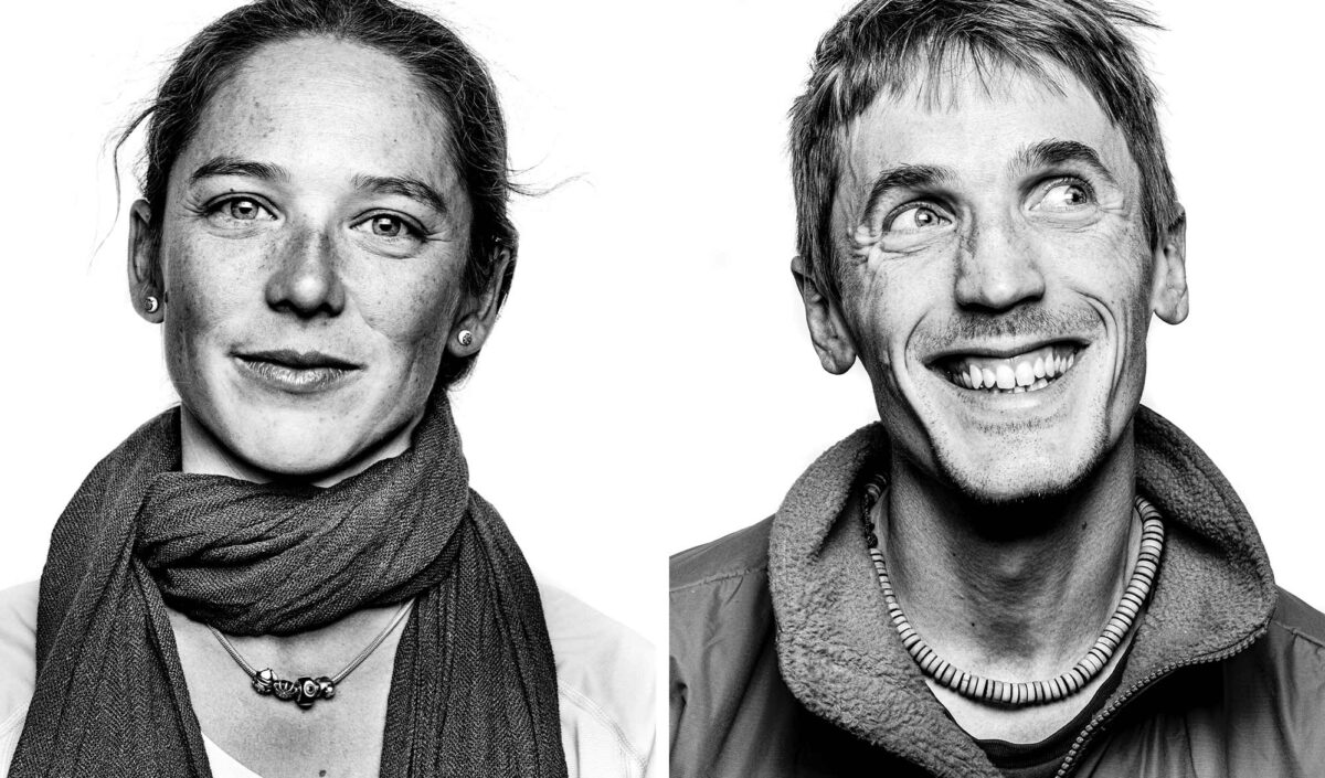 Caroline Ciavaldini et James Pearson