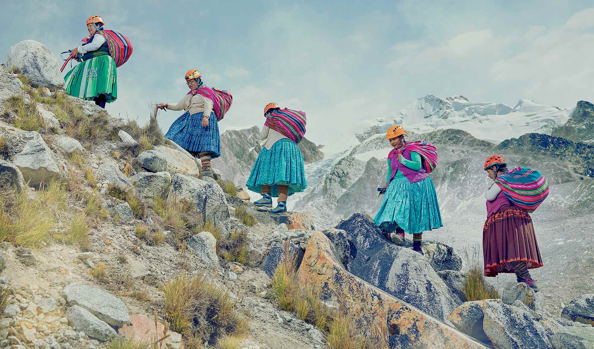 Las Cholitas escaladoras