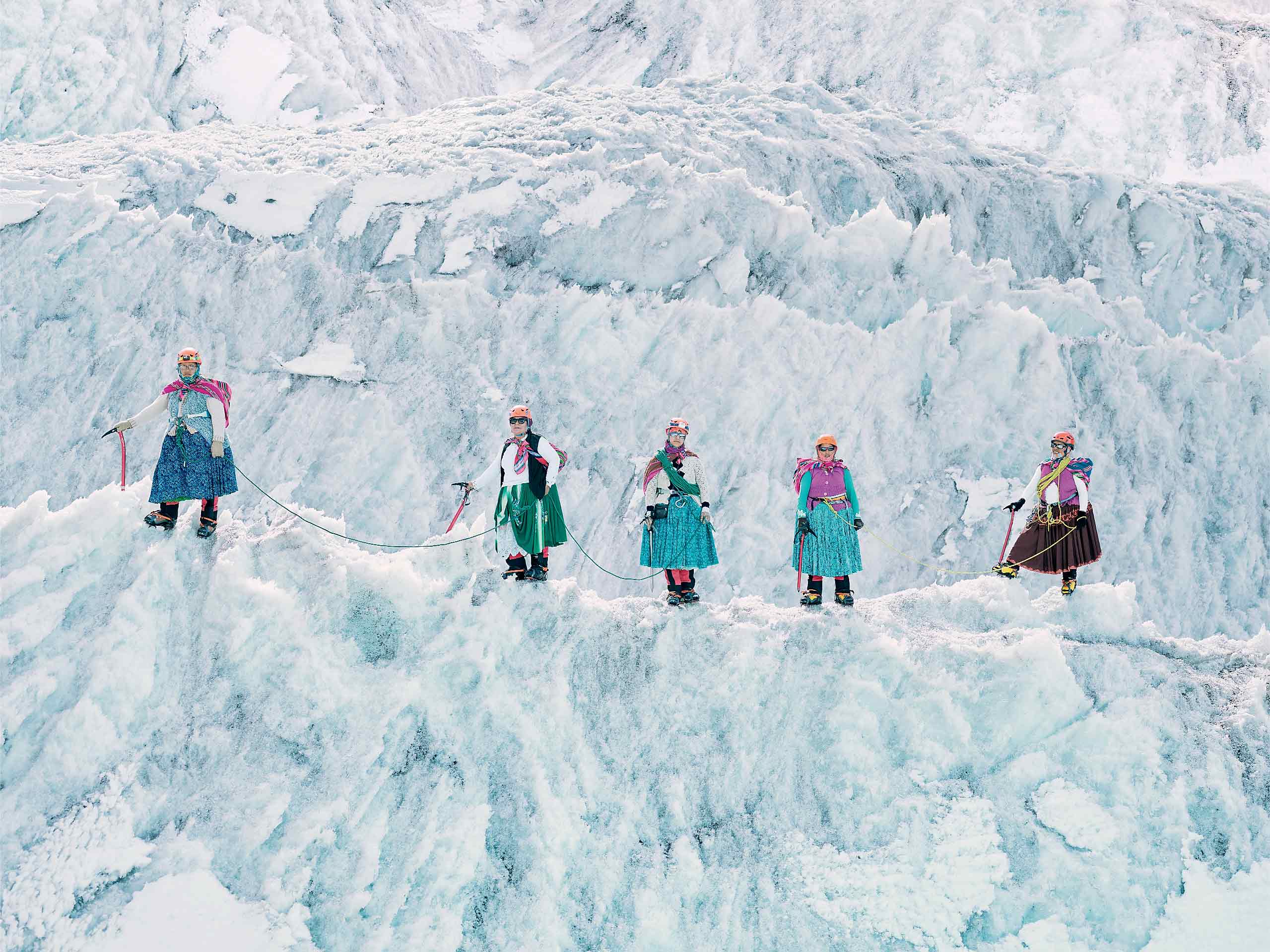 Las Cholitas escaladoras