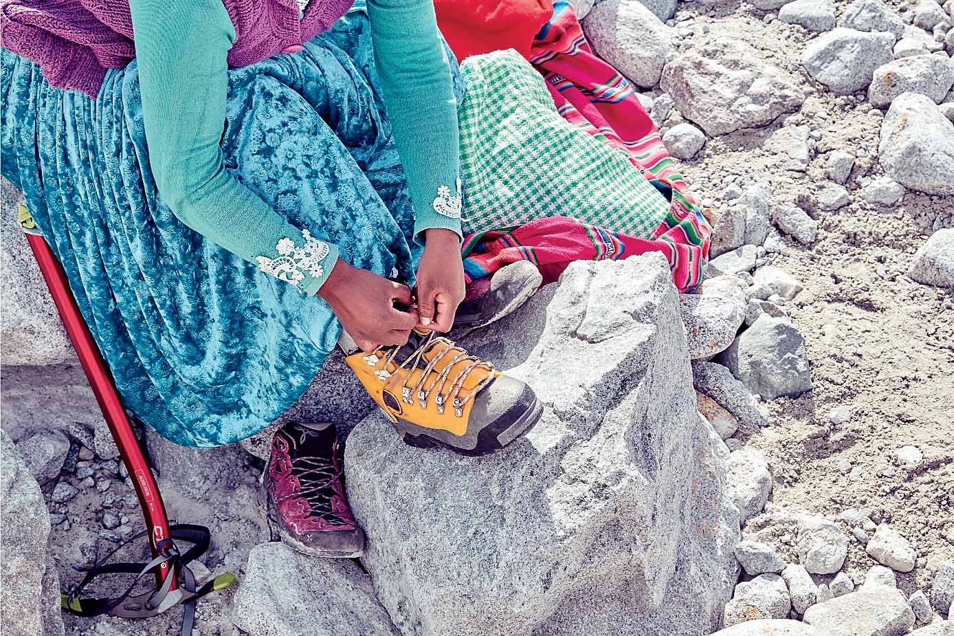 Las Cholitas escaladoras