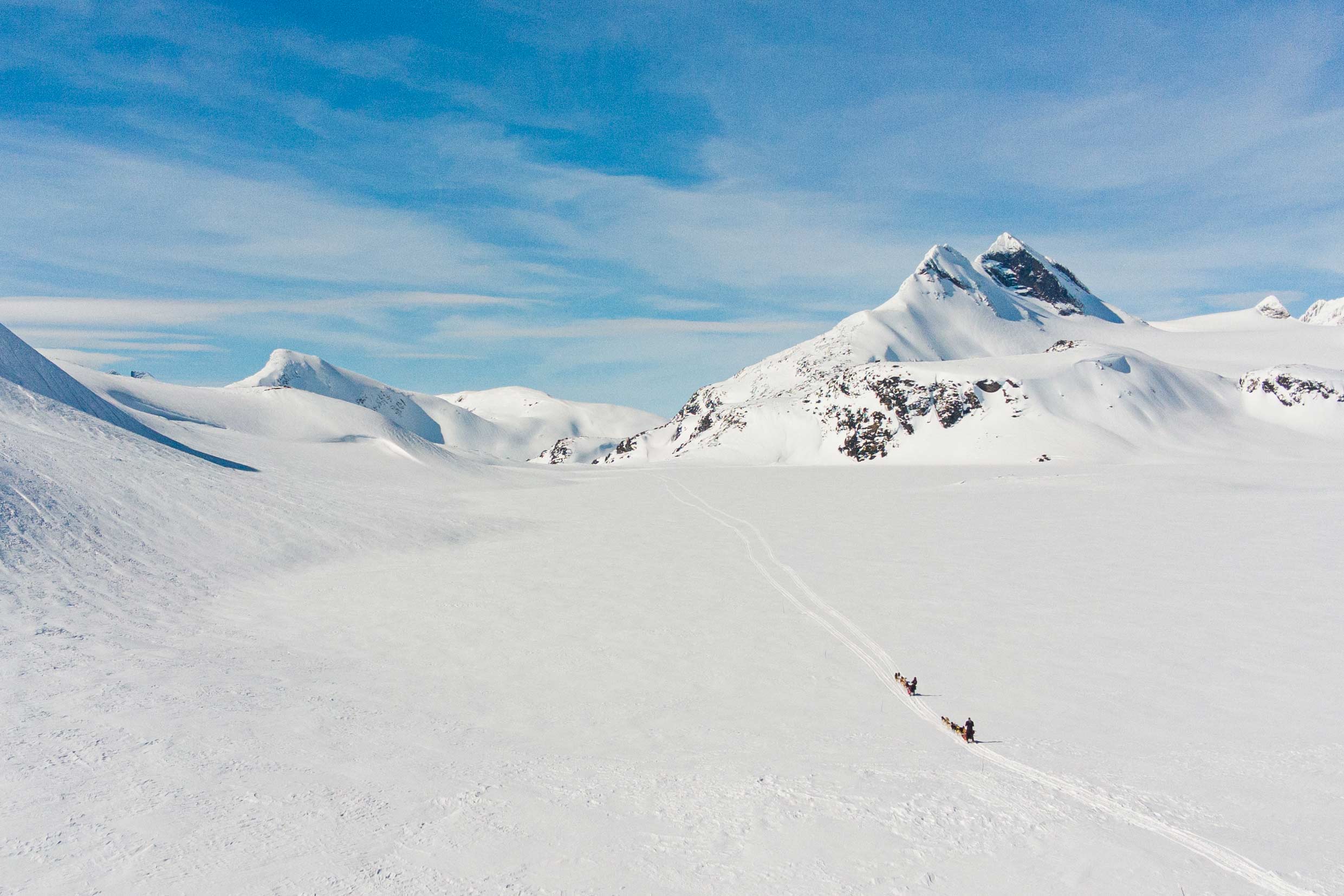 Lucas Lepage musher et guide en traineau à chiens en Norvège