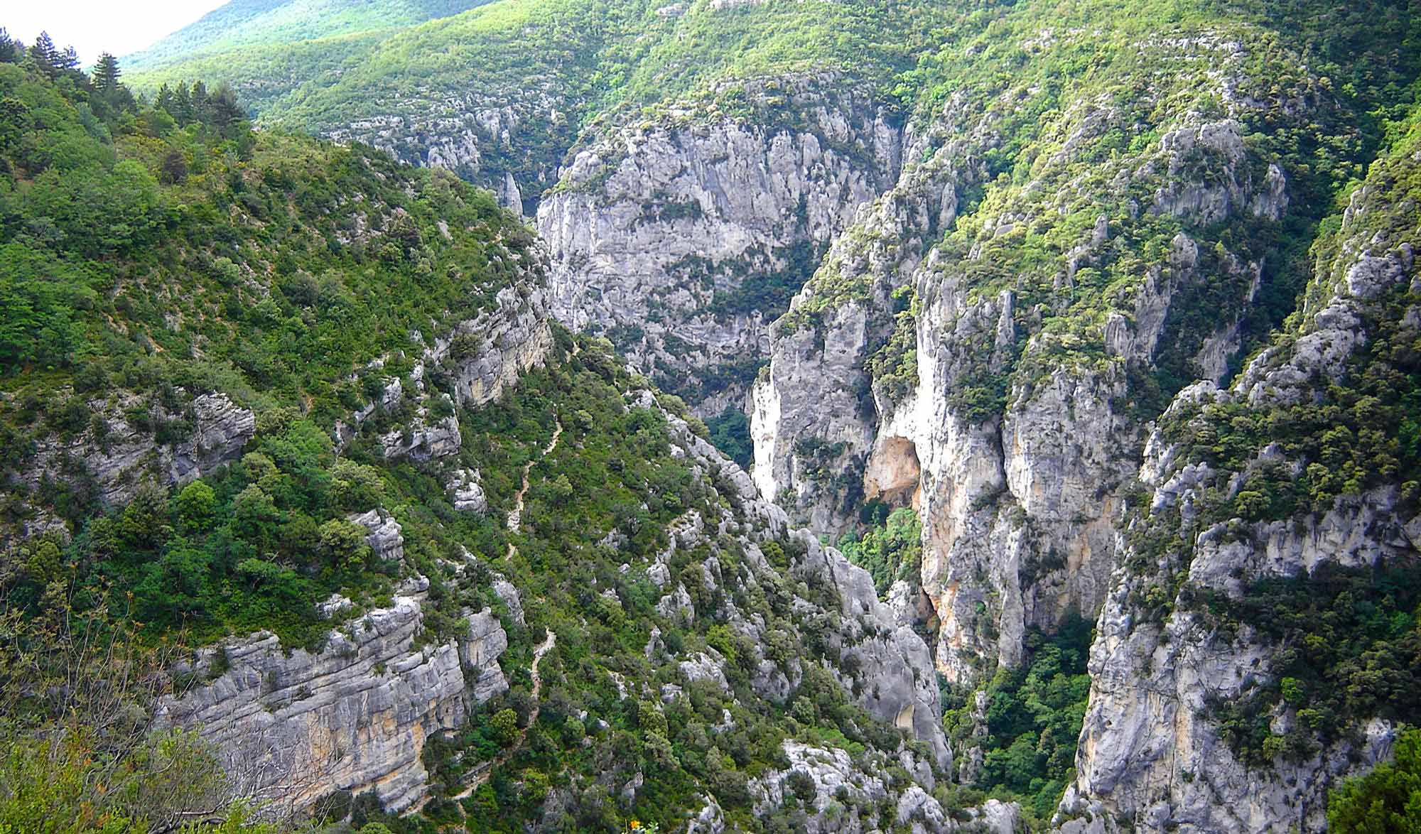 Grand Canyon du Verdon - Sentier du Bastidon