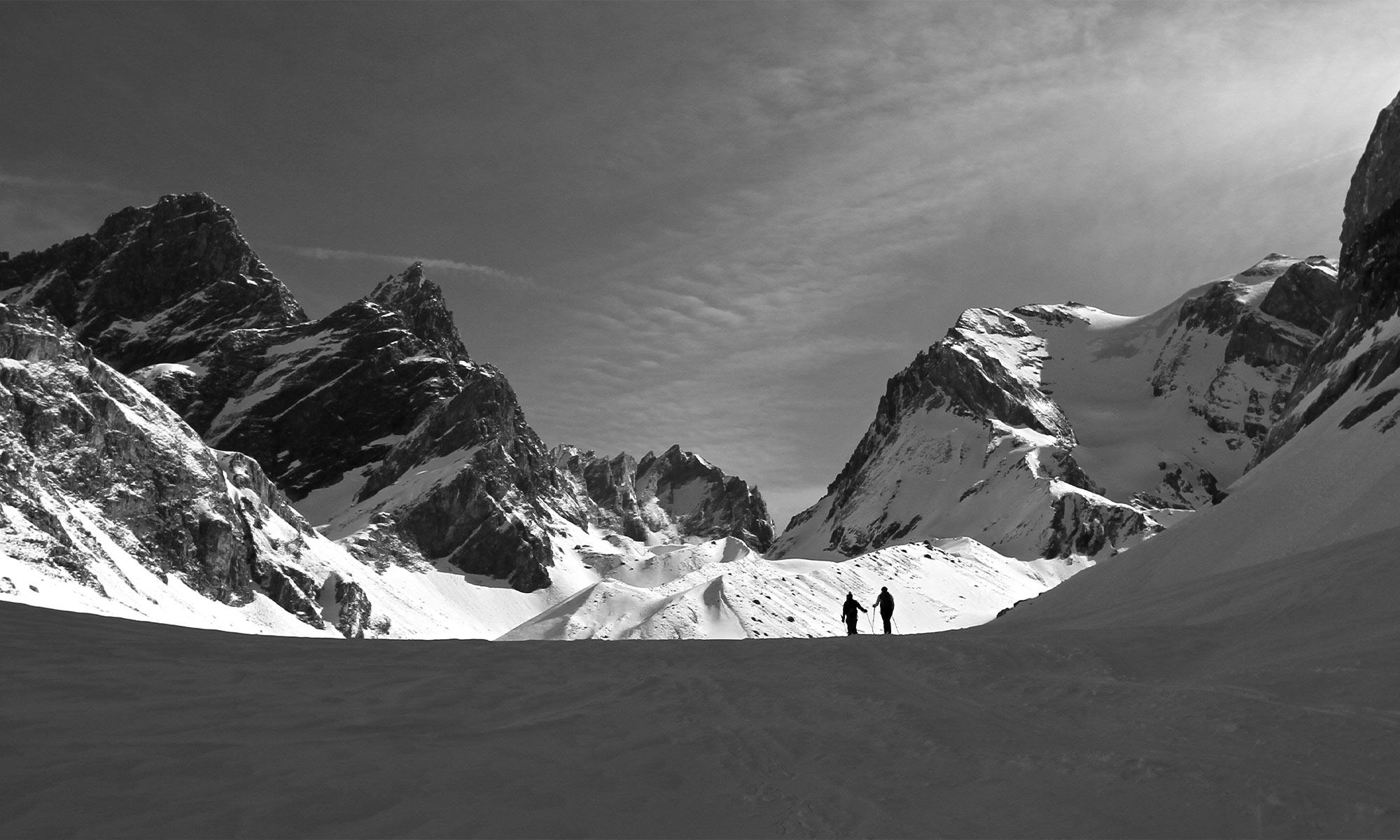 Traversée du lac des vaches, Pralognan