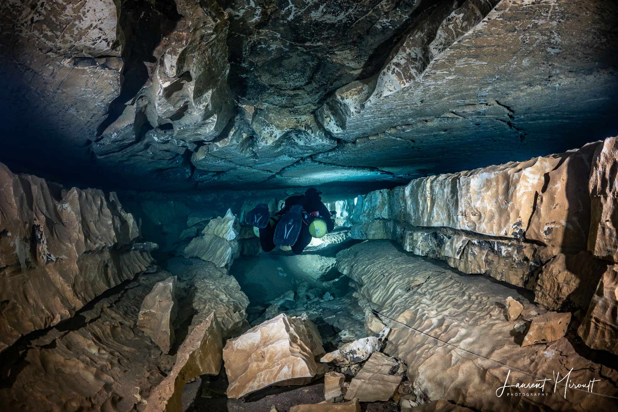 Spéléologie - Source du Marchepied, Marcilhac-sur-célé