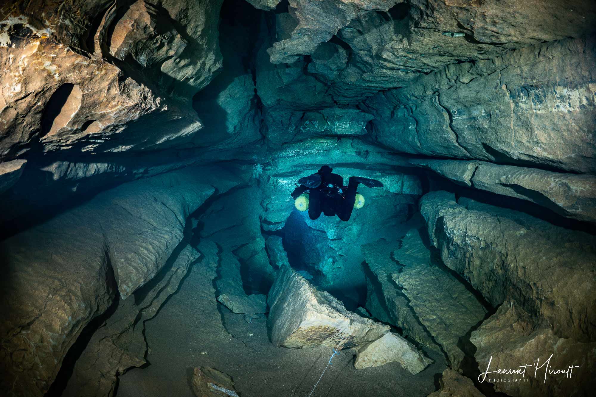 Spéléologie - Source du Marchepied, Marcilhac-sur-célé