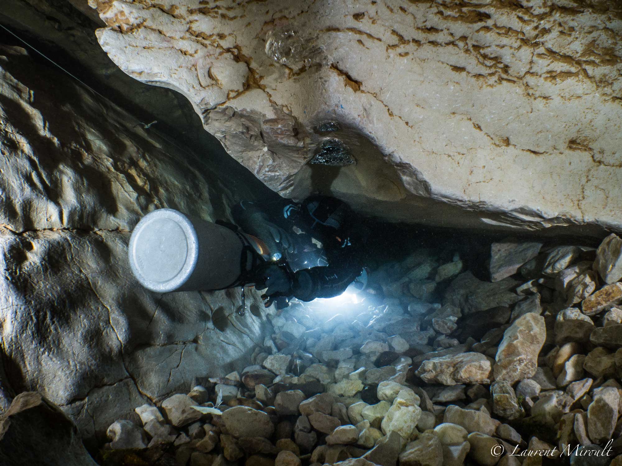 Spéléologie - Source du Marchepied, Marcilhac-sur-célé