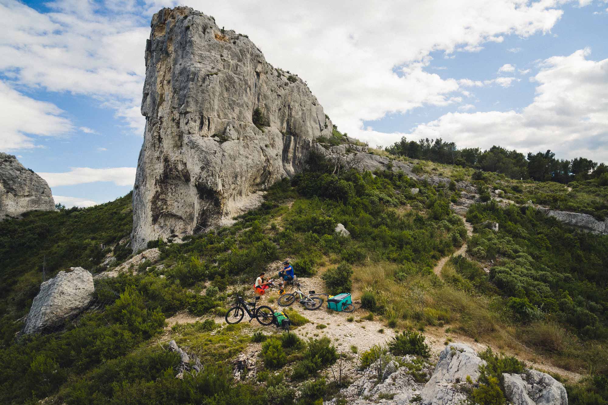 Microaventure VTT/ Escalade avec bébé