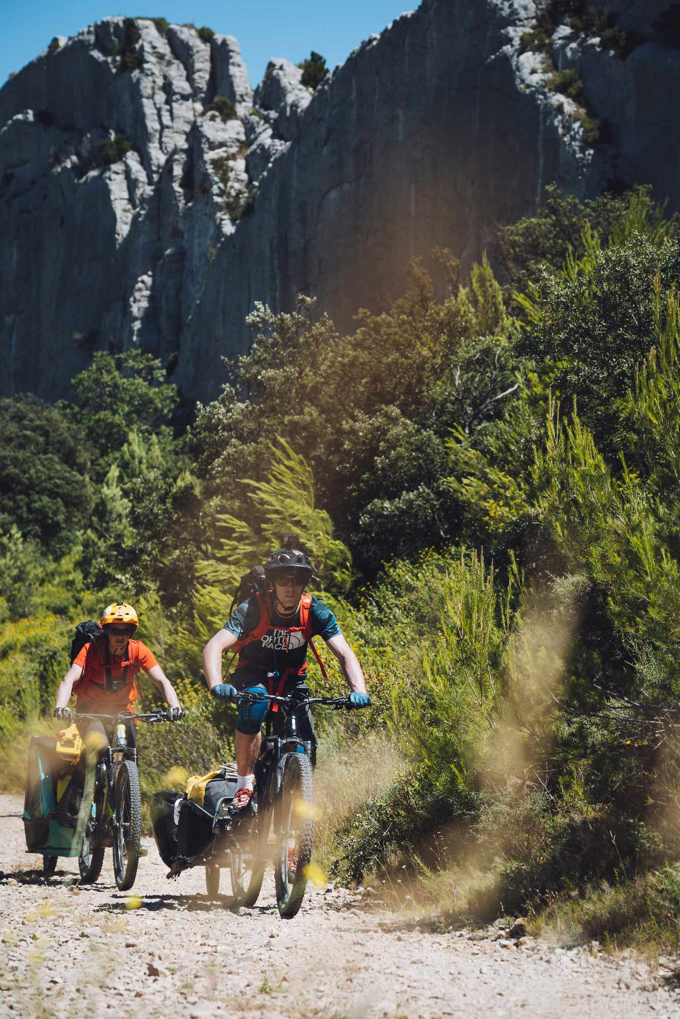 Microaventure VTT/ Escalade avec bébé
