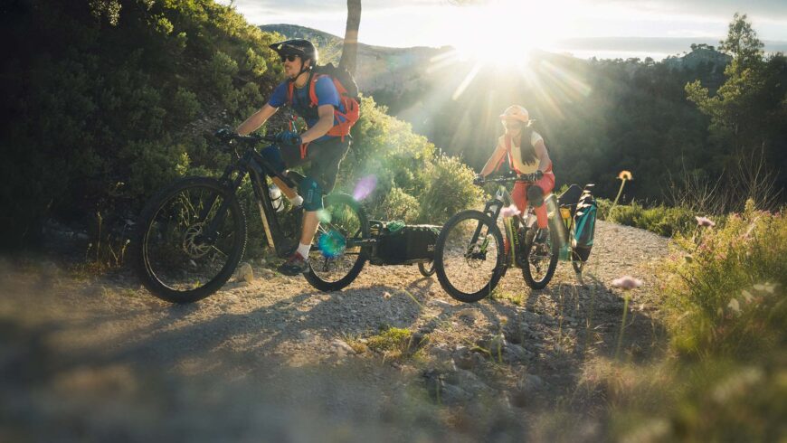 Microaventure VTT/ Escalade avec bébé