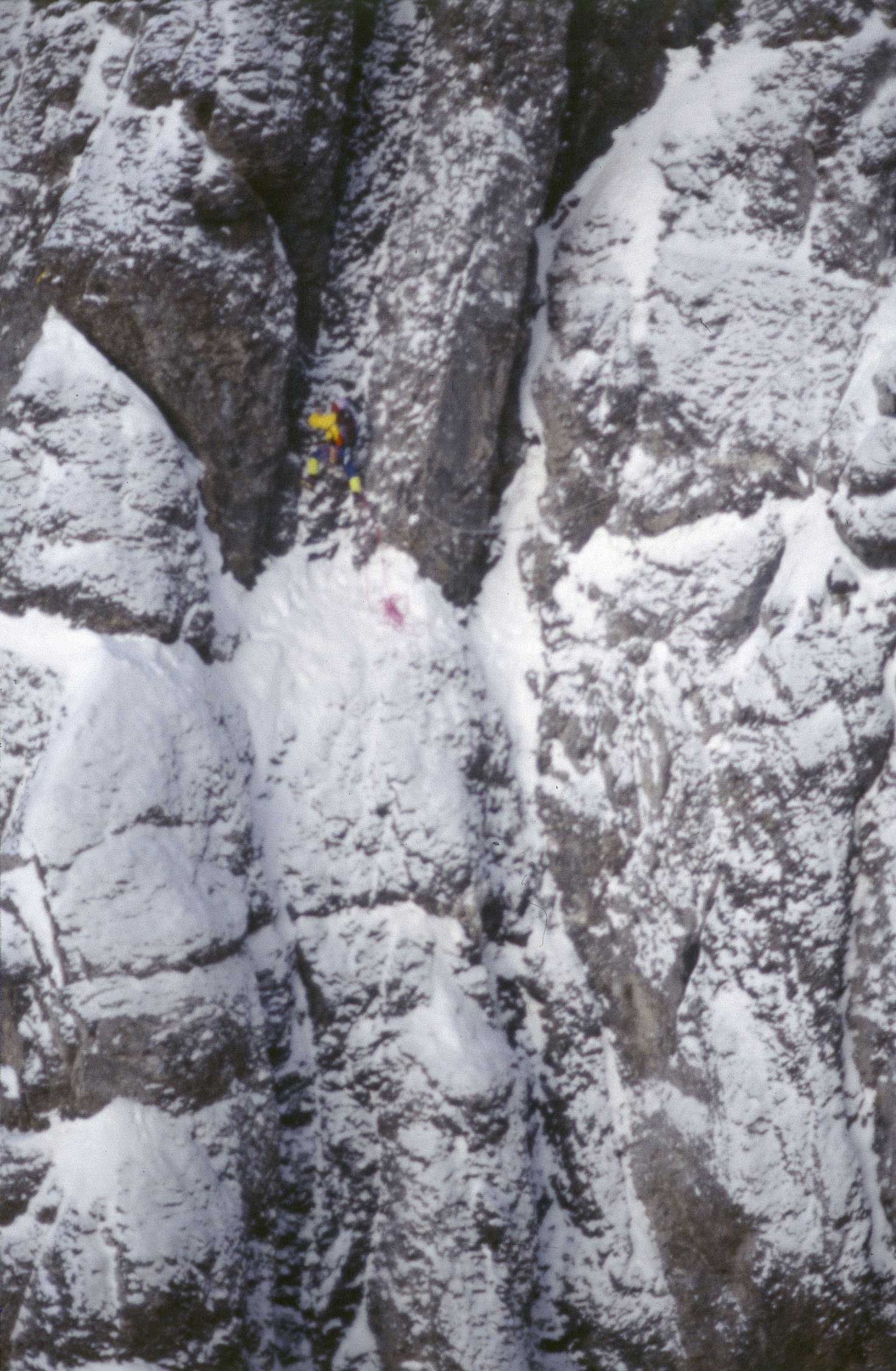 Catherine Destivelle, solo dans l'Eiger