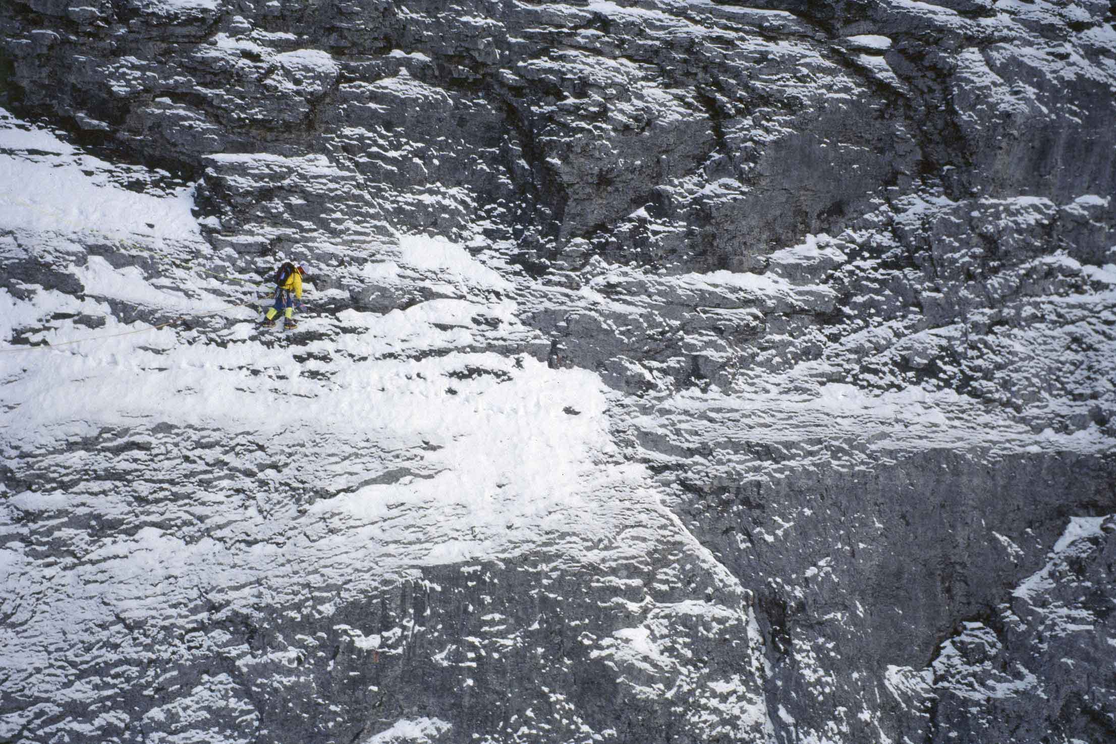 Catherine Destivelle, solo dans l'Eiger