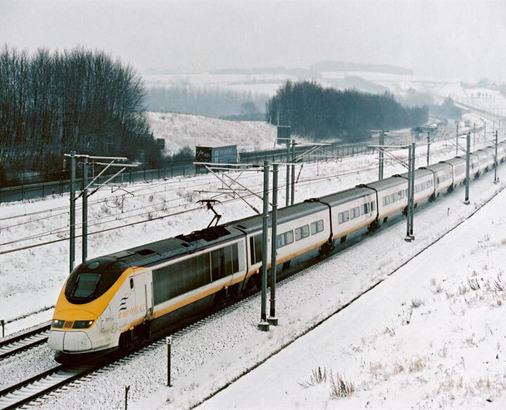 Eurostar in Snow