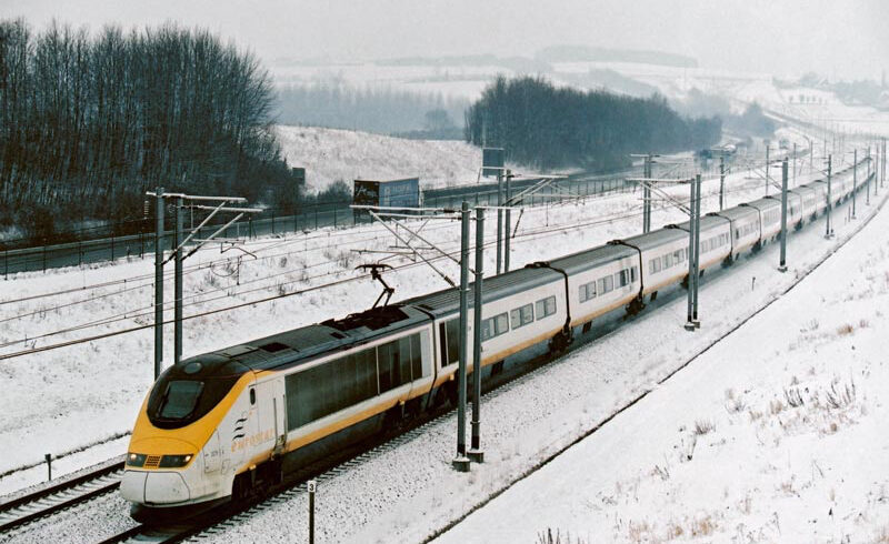 Eurostar in Snow