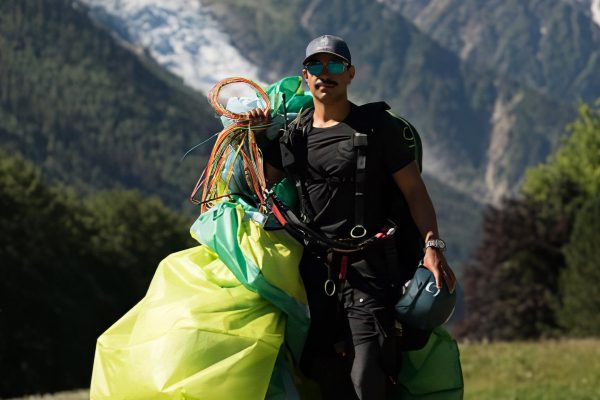 Nims Dai en parapente à Chamonix