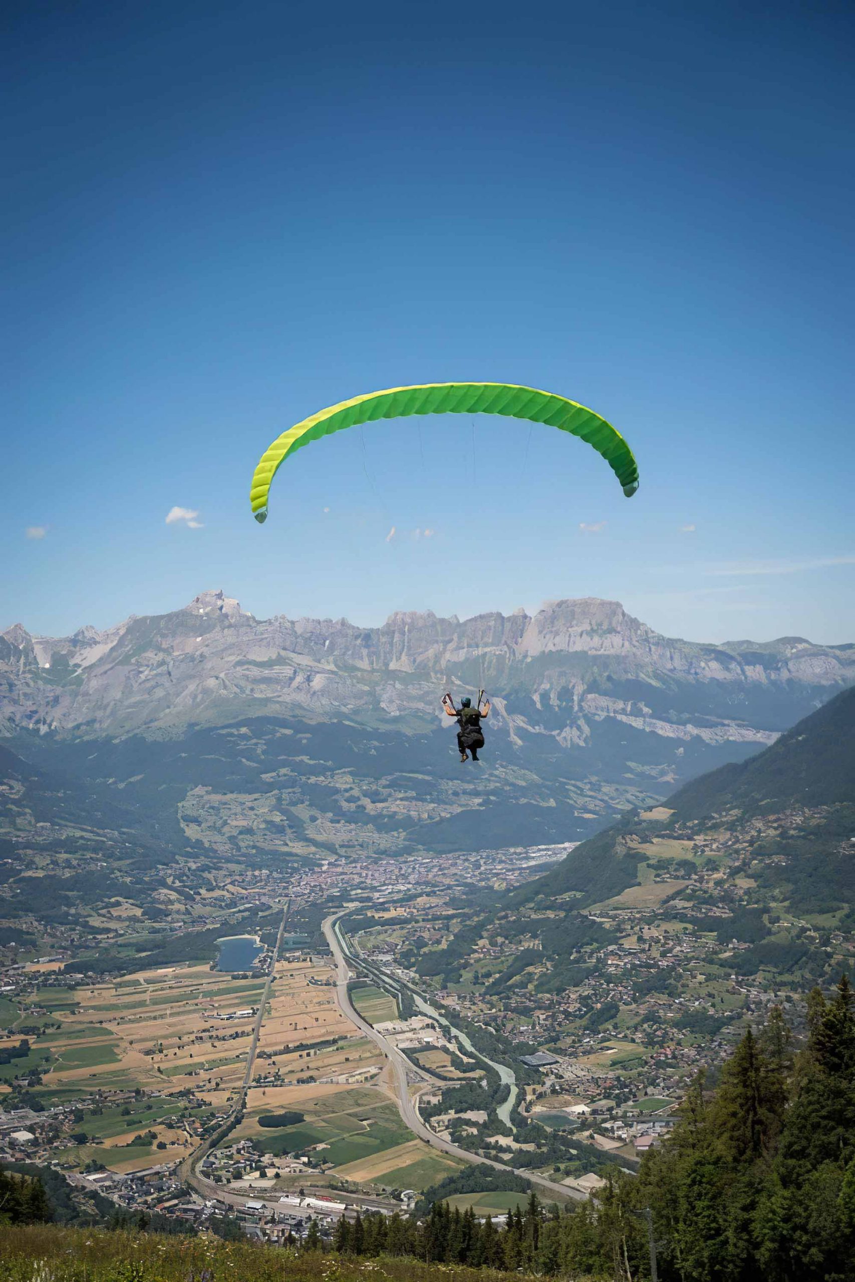 Nims Dai en parapente à Chamonix