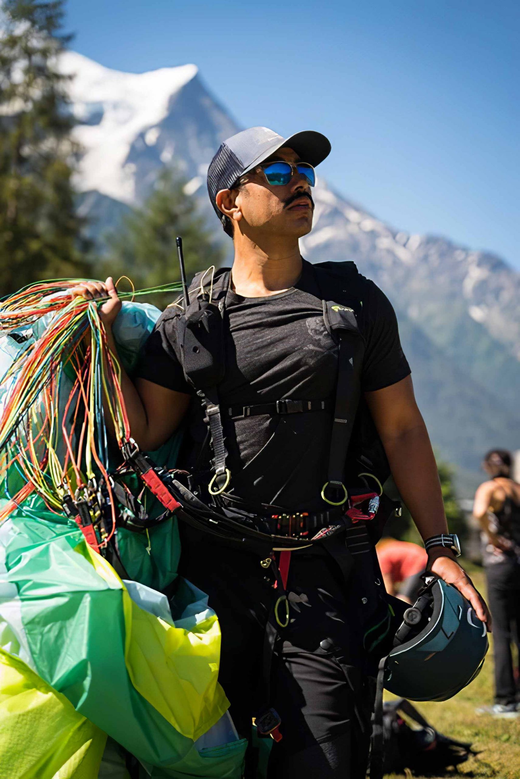 Nims Dai en parapente à Chamonix
