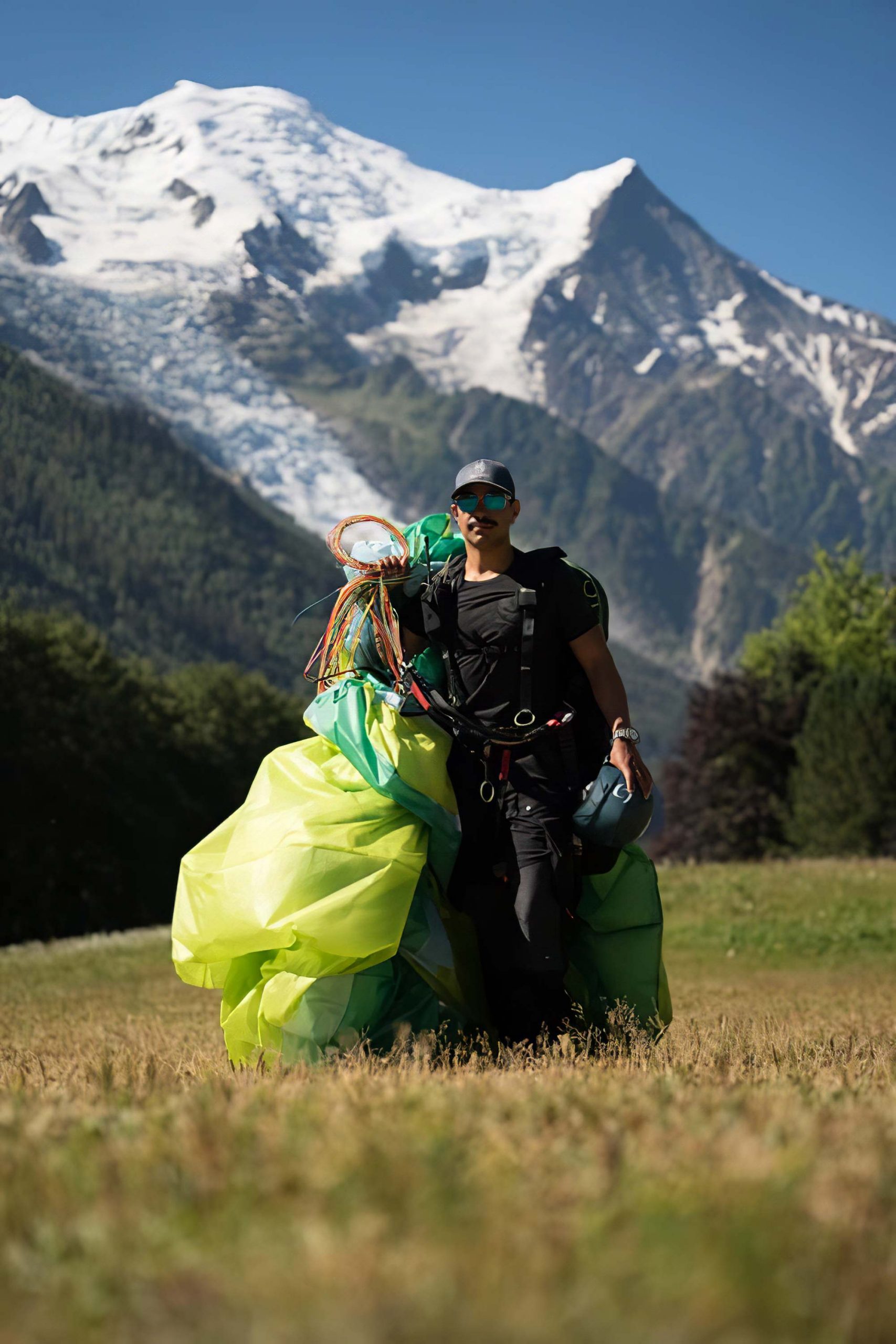 Nims Dai en parapente à Chamonix