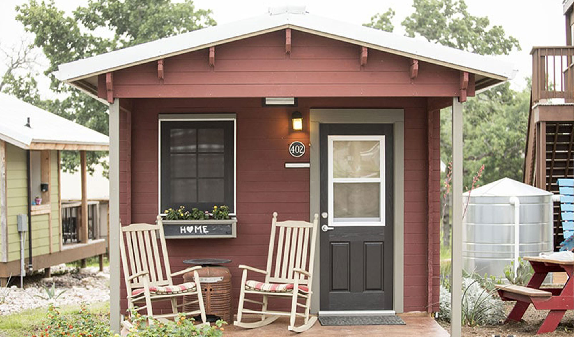 Village de Tiny Houses pour les sans-abris