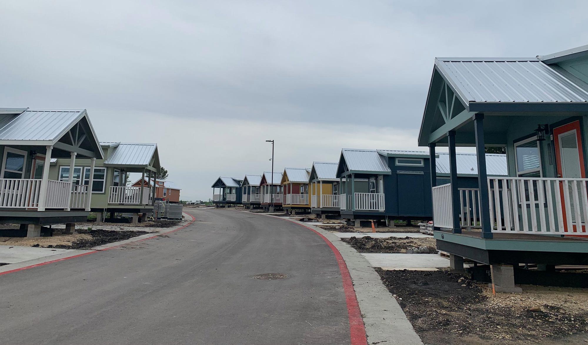 Village de Tiny Houses pour les sans-abris