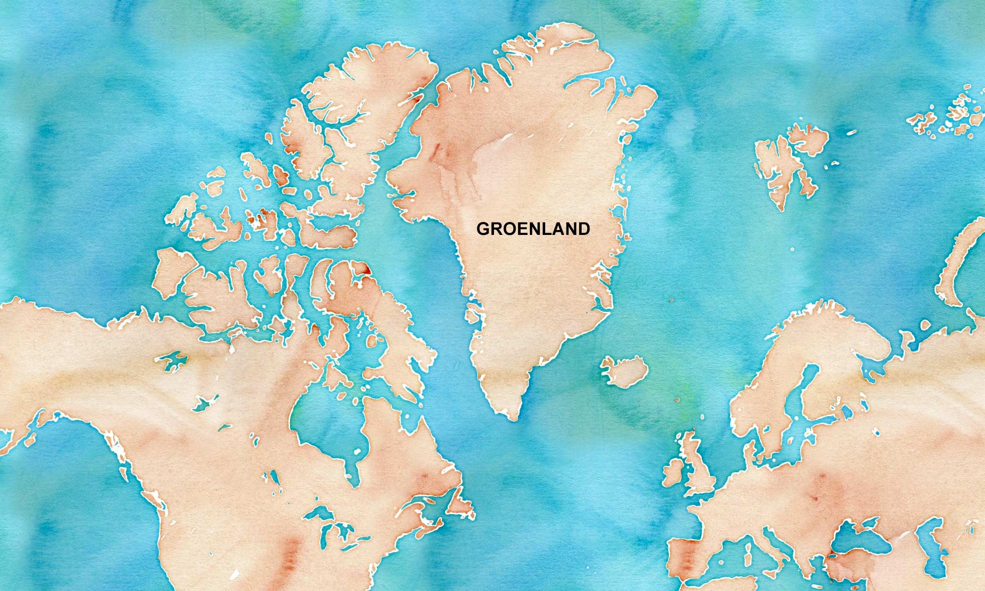 Carte du Groenland