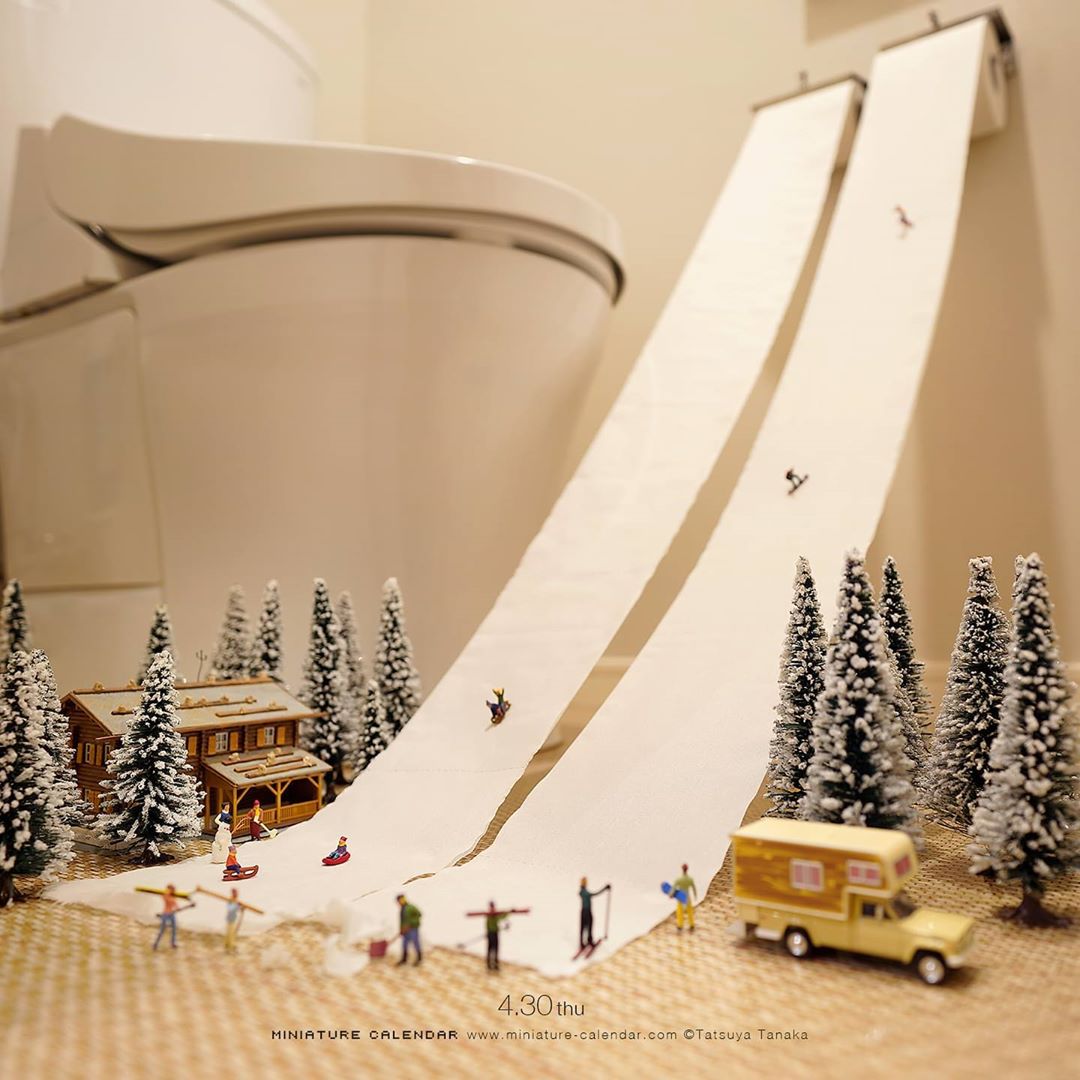 Figurines miniatures outdoor - Tanaka Tatsuya