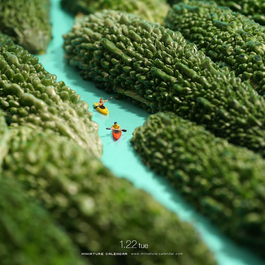 Figurines miniatures outdoor - Tanaka Tatsuya