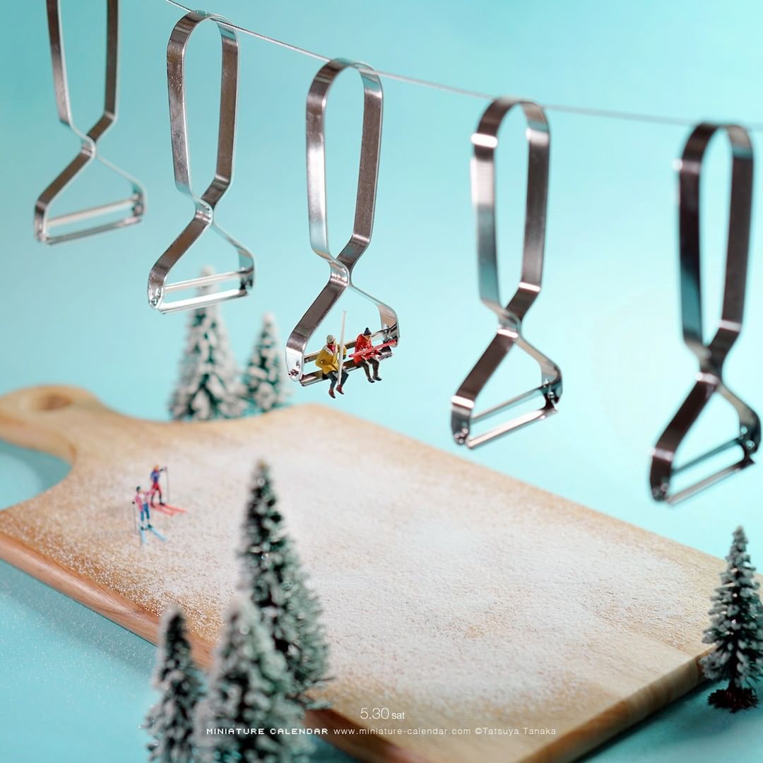 Figurines miniatures outdoor - Tanaka Tatsuya