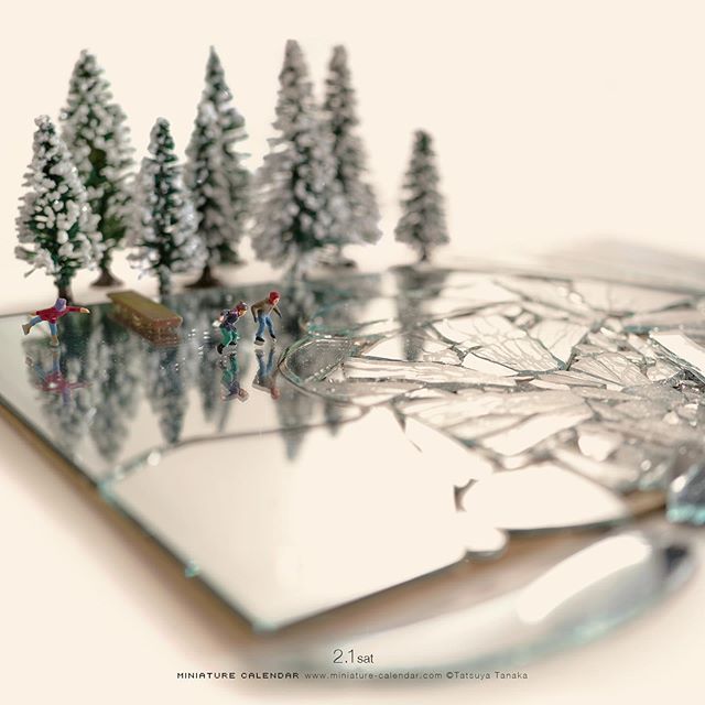 Figurines miniatures outdoor - Tanaka Tatsuya