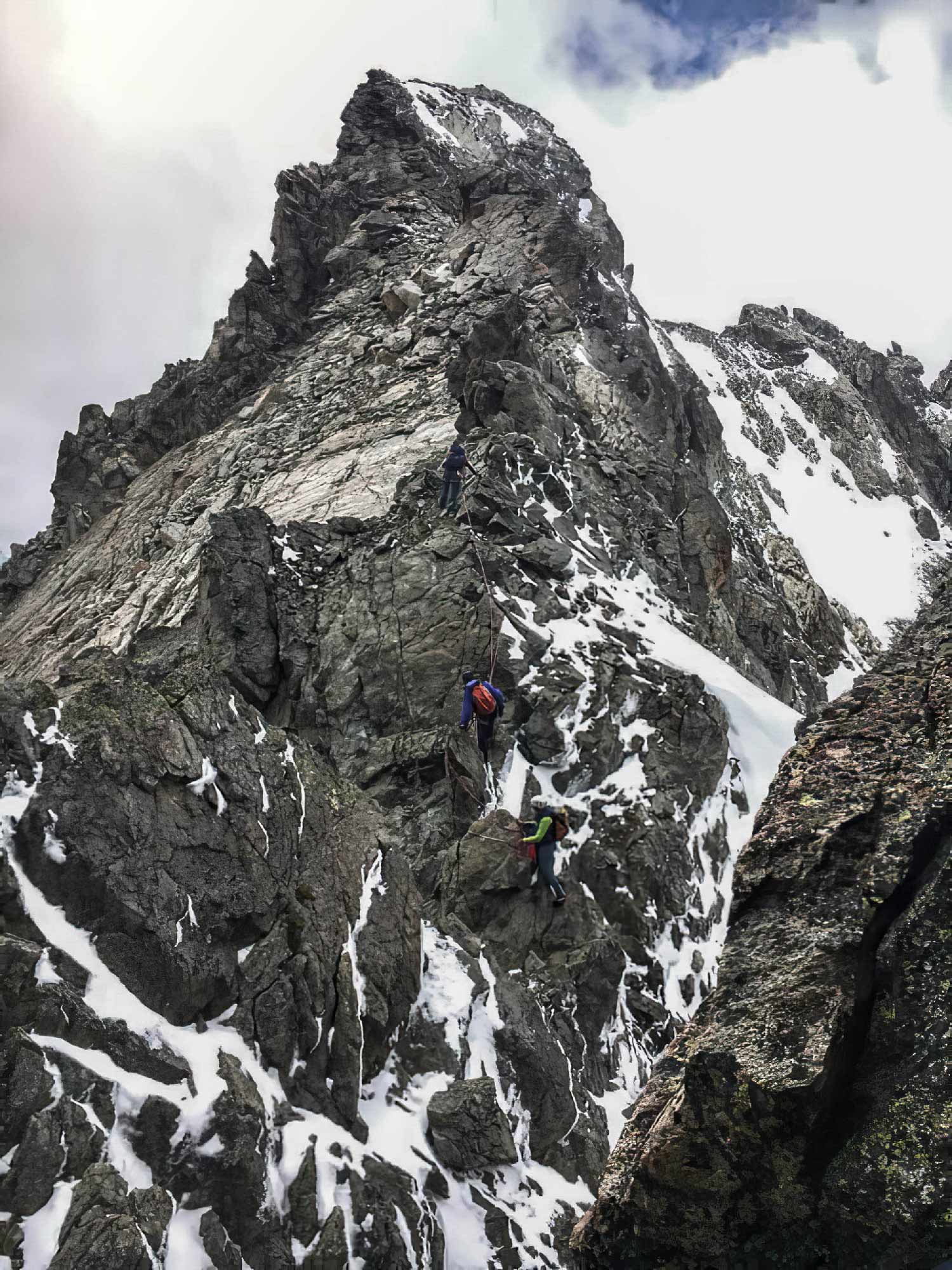 Femmes alpinsites du GFHM dans le massif de Bernina