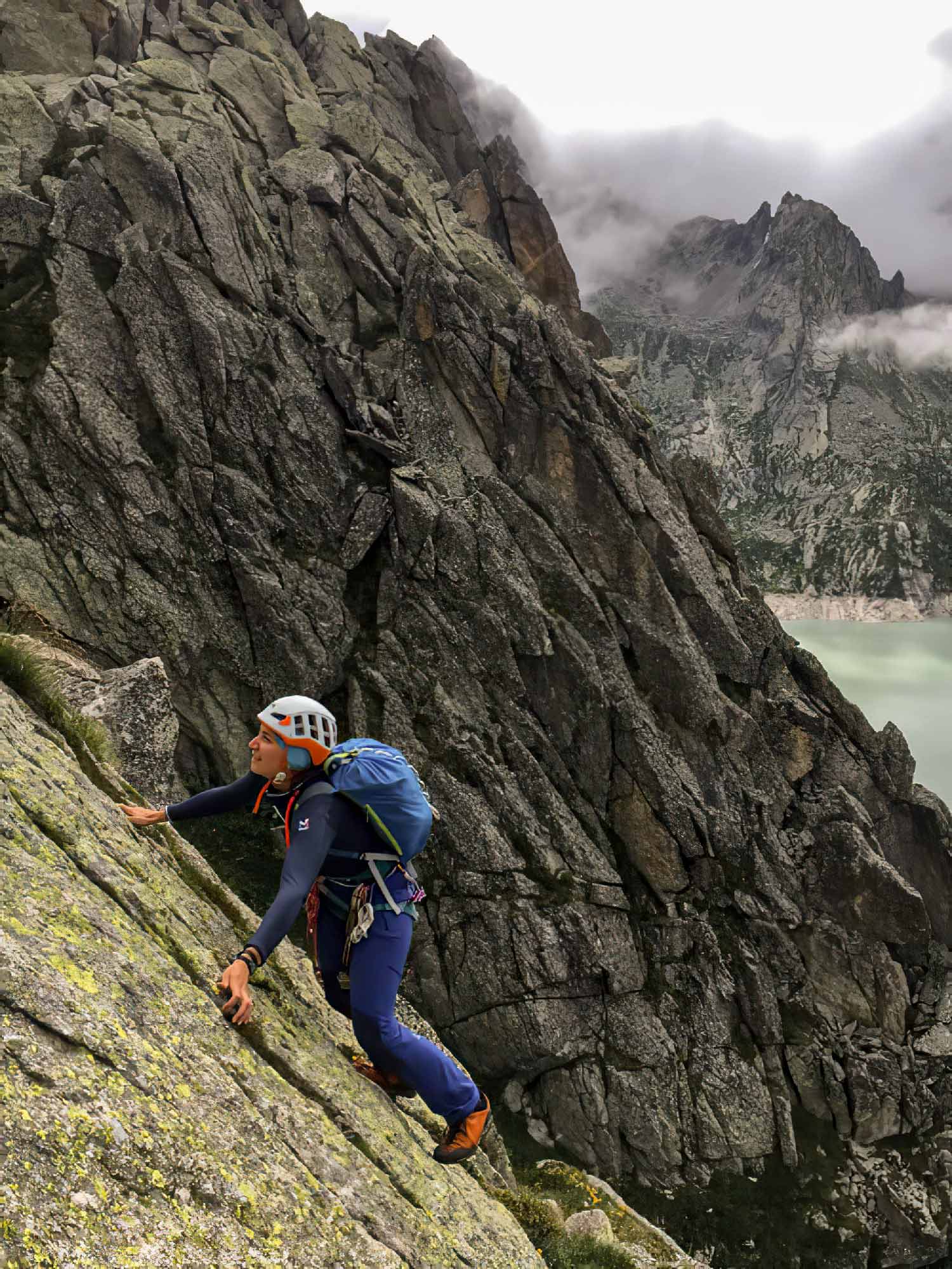 Femmes alpinsites du GFHM dans le massif de Bernina