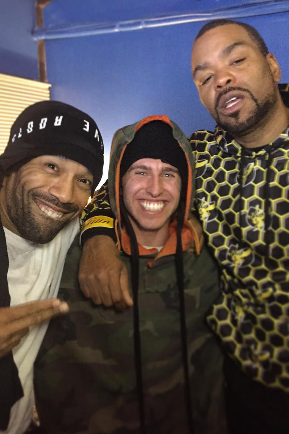 Henrik Harlaut avec Method Mane et Redman