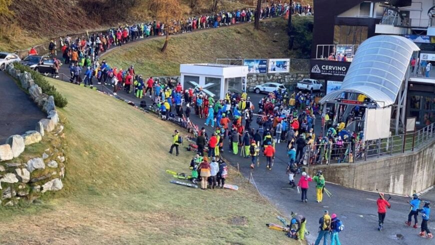 Toutes les stations de ski italiennes fermées pour lutter contre la pandémie. Cervinia