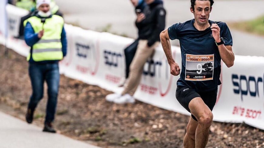 1er course de route de Kilian Jornet