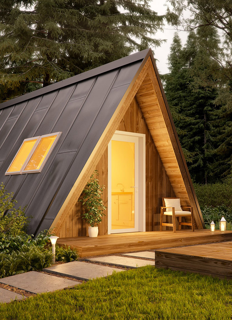 Cabane A-Frame Avrame