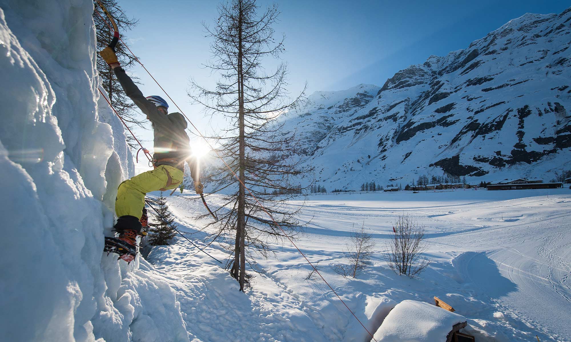 Haute-Maurienne Vanoise : cascade de glace